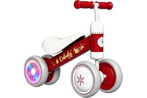 Cubuly Baby Balance Bike for 1-3 Year – First Birthday Boy Girl Gifts 12-36 Month Mini Bike|Colorful Lighting Wheels|Ride on Toys |Toddler Balance Bike 1-3 Indoor/Outdoor Bike