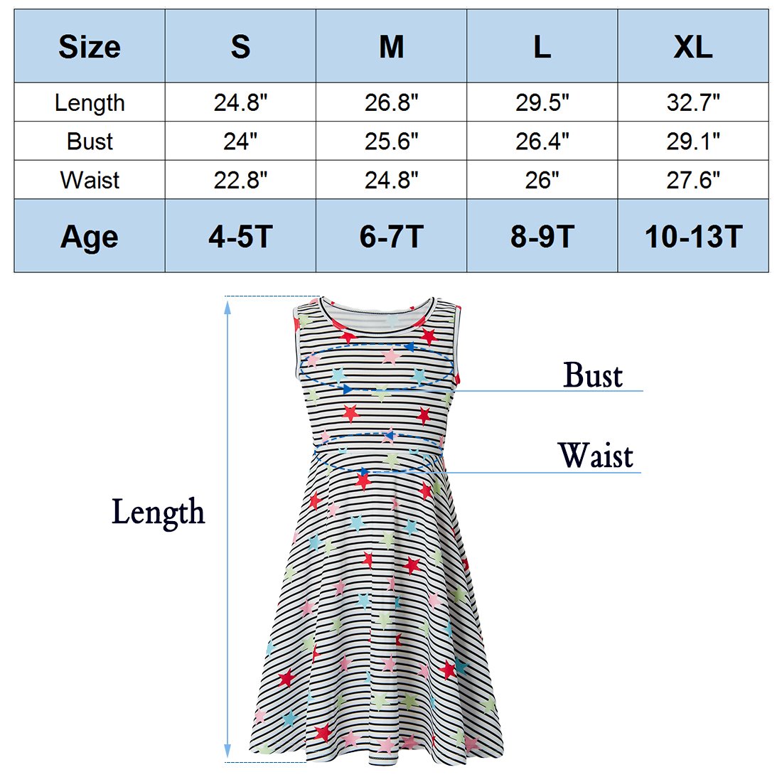 Leapparel Toddler Kids Summer Mermand & Unicorn Dresses Girls Round Neck Floral Casual Rainbow Tunic Green Horse Clothing 5T