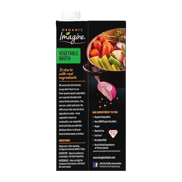 IMAGINE ORGANIC VEGETABLE BROTH 32 OZ