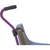 Crutcheze Cane Holder Clip for Walkers, Rollators &amp; Wheelchairs, 3-Pack | A flexible wrap for walking sticks that also fits wheelchairs and tables, keeps canes in reach, lightweight, no tools