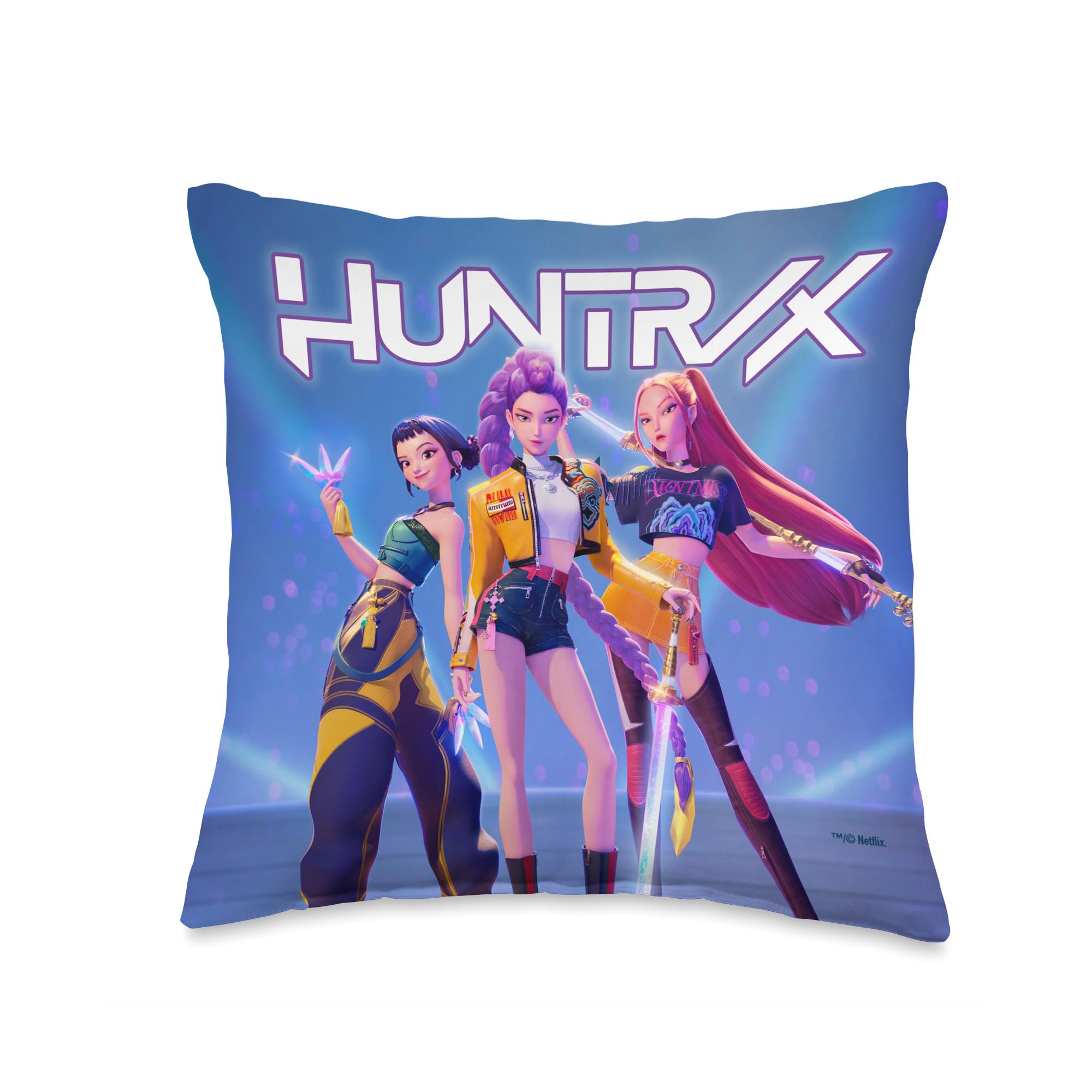 Photo 1 of KPop Demon Hunters HUNTR/X Officially Licensed Throw Pillow