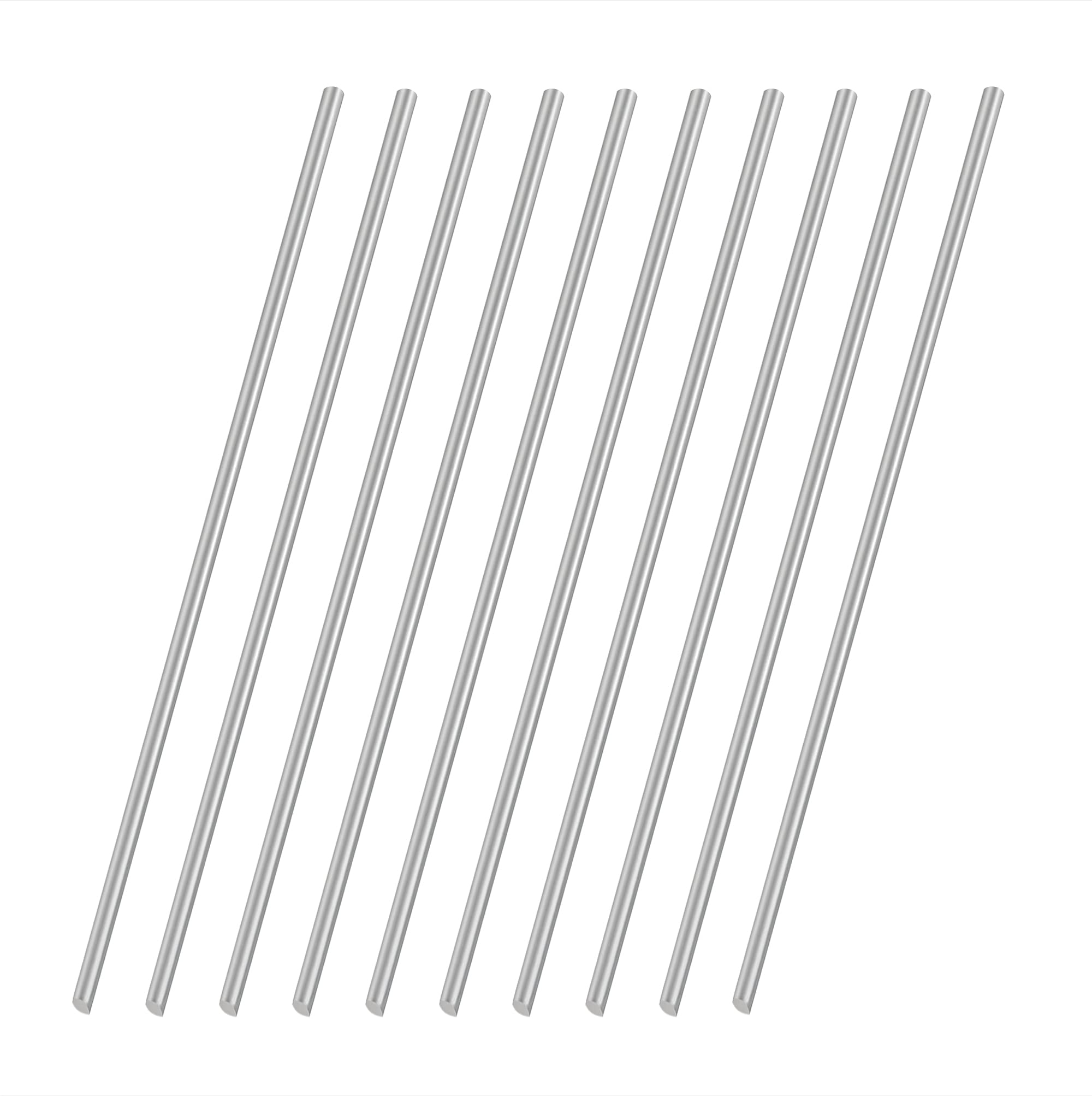 Photo 1 of VictorsHome 3mm x 200mm 304 Stainless Steel Round Rod, Metal Solid Shaft Rods Lathe Bar Stock for DIY Crafts Model Car Helicopter Airplane 10pcs