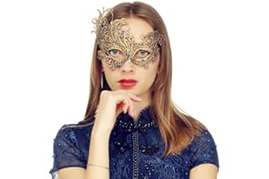 MYMENU Masquerade Mask for Women Venetian Lace Eye Mask For Party Prom Ball Costume Mardi Gras