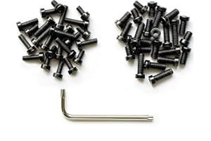 KEMIFON #6-48 and #8-40 Screw Set, Standard Head Torx Key Screws 6 Pcs Each 6mm/8mm/10mm/12mm Length for Precision Tools, Plates and Mounts