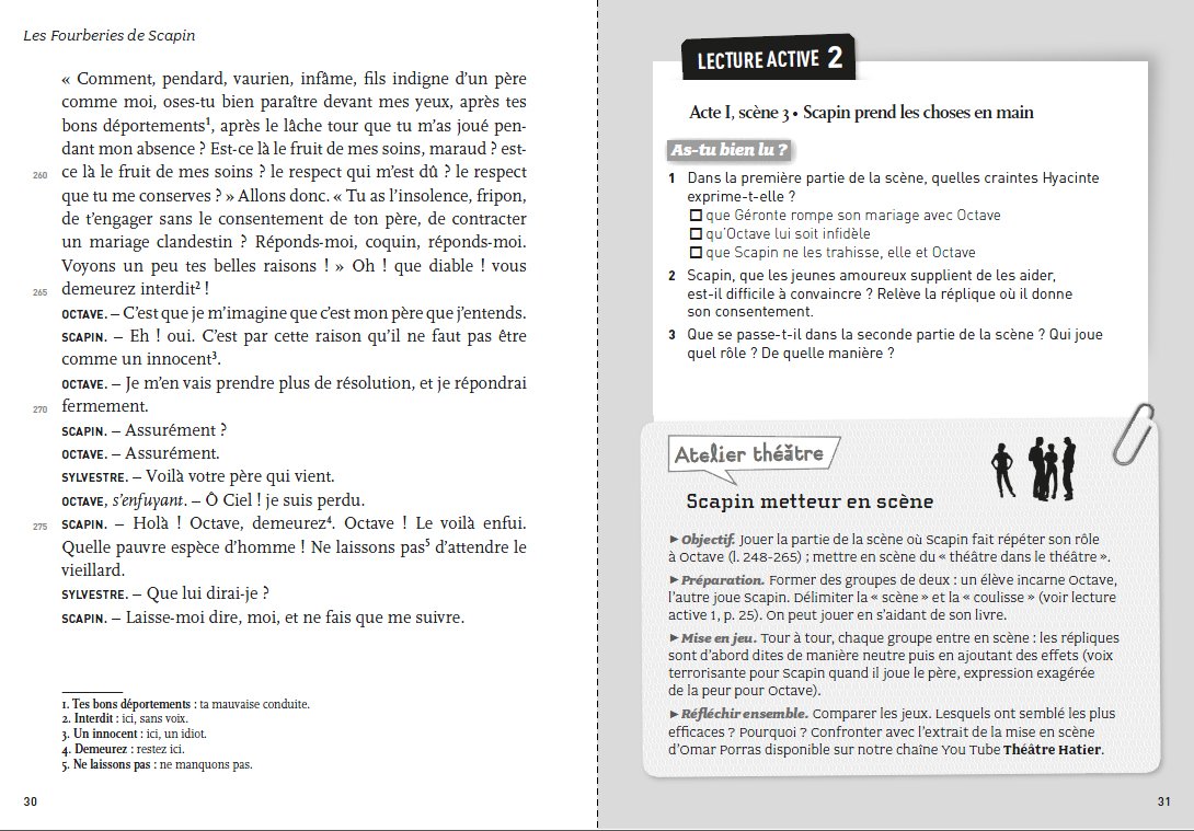 les fourberies de scapin acte 1 scène 3 resume