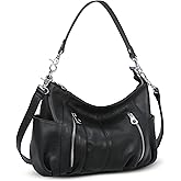 HESHE Genuine Leather Purses for Women Shoulder Hobo Bag Crossbody Satchel Handbags Designer Ladies Totes Purse