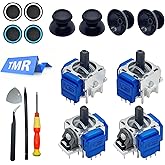 4-Pack TMR Joystick Replacement Kit for DualSense PS5 controller / PS5 Edge Controller, Upgrade Anti-Drift Analog Thumbstick,TMR Analog Thumb Joystick Repair Tool kit