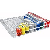 Display Technologies Visi-Slide Gravity Fed Organizer for 12/16oz low ring Beverages on Flat and Angled Shelves in Cold Vaults &amp; Coolers, Drink Organizer (Pack of 2)