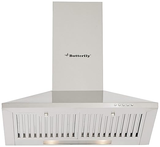 Butterfly Stainless Steel Pyramid Baffle Filter Kitchen Chimney