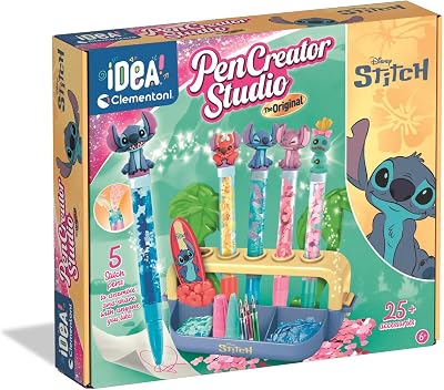 Clementoni Stitch_Pen Lab Create Colourful Pen Kits with Accessories 6+