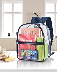 Paxiland Clear Backpack Stadium Approved 12×12×6