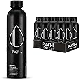 PATH Alkaline Bottled Water - 9.5 pH-Balanced Purified Water with Electrolytes in Aluminum Bottle - BPA-Free, Reusable, Infinitely Recyclable - Pure, Crisp, Refreshing Taste 25 fl oz (Pack of 12)