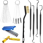 CYUXING 9Pcs Carburetor Cleaning Tool, Carb Jet Cleaning Kit &amp; Welding Tip Cleaner with Stainless Steel Needles, Brushes &amp; Hooks for Motorcycle ATV Chainsaw &amp; Welder Professional