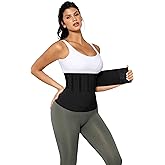 Lover-Beauty Waist Trainer, Waist Trimmer Belt with Loop for Women Tummy Control Waist Shaper, Black