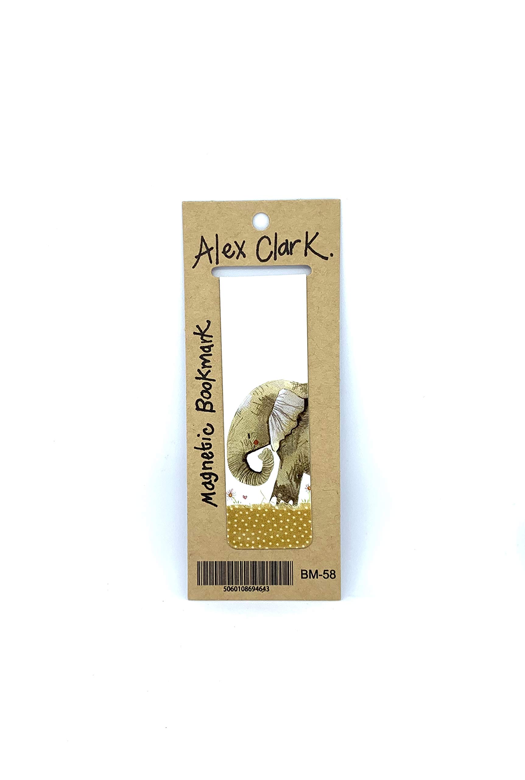 Alex Clark Nellie The Elephant Magnetic Bookmark
