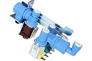 SMZTOOLS 242252702 Water Inlet Valve Replacement for Frigidaire, Kenmore, Electrolux, Crosley Refrigerator, Replace Parts Number 240531101, AP5671757, 241734302, 241734301, ps7784018, 1 Year warranty