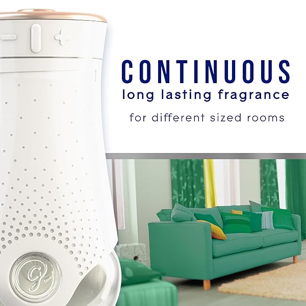 GLADE PLUGINS REFILLS AIR FRESHENER, JASMINE & HONEYSUCKLE, SCENTED AND ESSENTIAL OILS FOR HOME AND BATHROOM, 0.67 FL OZ, 5 COUNT