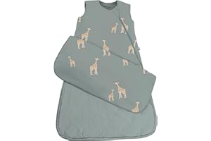 GUNAMUNA Baby Wearable Blanket | Sleep Bag with Diaper Zipper | Duvet Bamboo | 2.5 TOG |