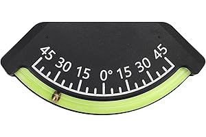 Inclinometer, High Accuracy Car Inclinometer Gauge for Different Terrains, Multifunctional Heel Angle Clinometer Level Gauge 
