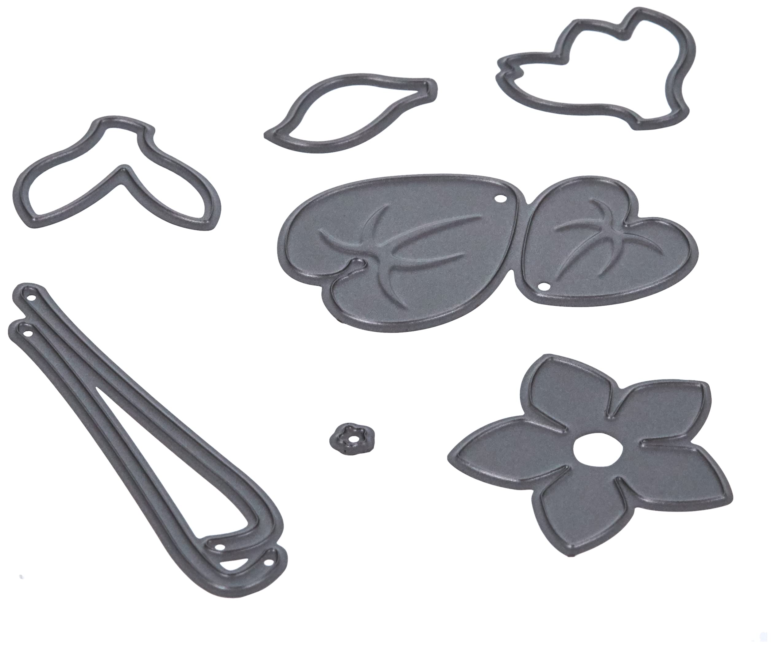 Marianne Design MDCR1479 Cyclamen by Marleen Craftable Die, 91.5 mm x 58mm, 7 Pieces