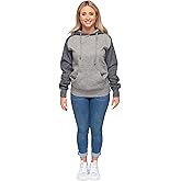 Milltex 9.30 OZ Adult Unisex Heavy Weight Marled Varsity Hoody Style 869