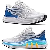 OrthoComfoot Men's Orthopedic Plantar Fasciitis Sneakers: Comfortable High Arch Support Running Shoes for Walking, Lightweight Casual Tennis Shoes, Relief Flat Feet, Heel Pain