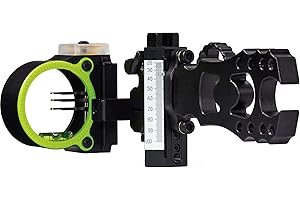 MONTANA BLACK GOLD Black Gold Ascent Verdict Archery Sight-Black/Right Hand Adjustable-3 Pin/ .19 Pin Size