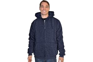 Espada Menswear Full-Zip Sherpa-Lined Hoodie Jacket