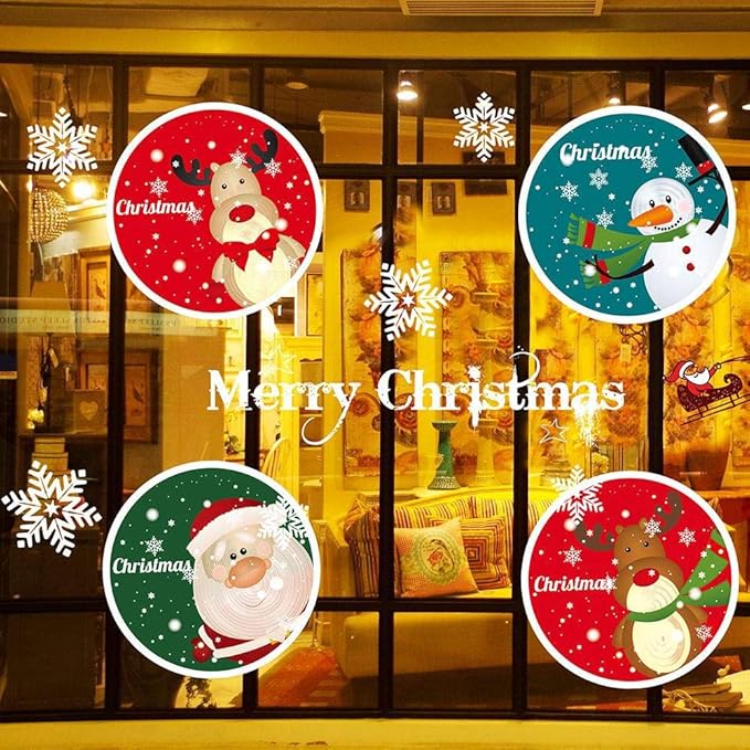 Window jelly sticker gel christmas china Amazon.com: ONDY Christmas Snowflake Window Cling Stickers for Glass