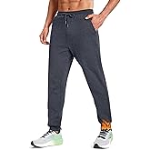 MAGCOMSEN Men's Fleece Joggers Winter Thermal Warm Pants Thicken Fleece Lined Athletic Casual Sweatpants with 3 Pockets