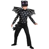 Minecraft Boys' Minecraft Ender Dragon Costume for Kids, Video Game Inspired Character Outfit