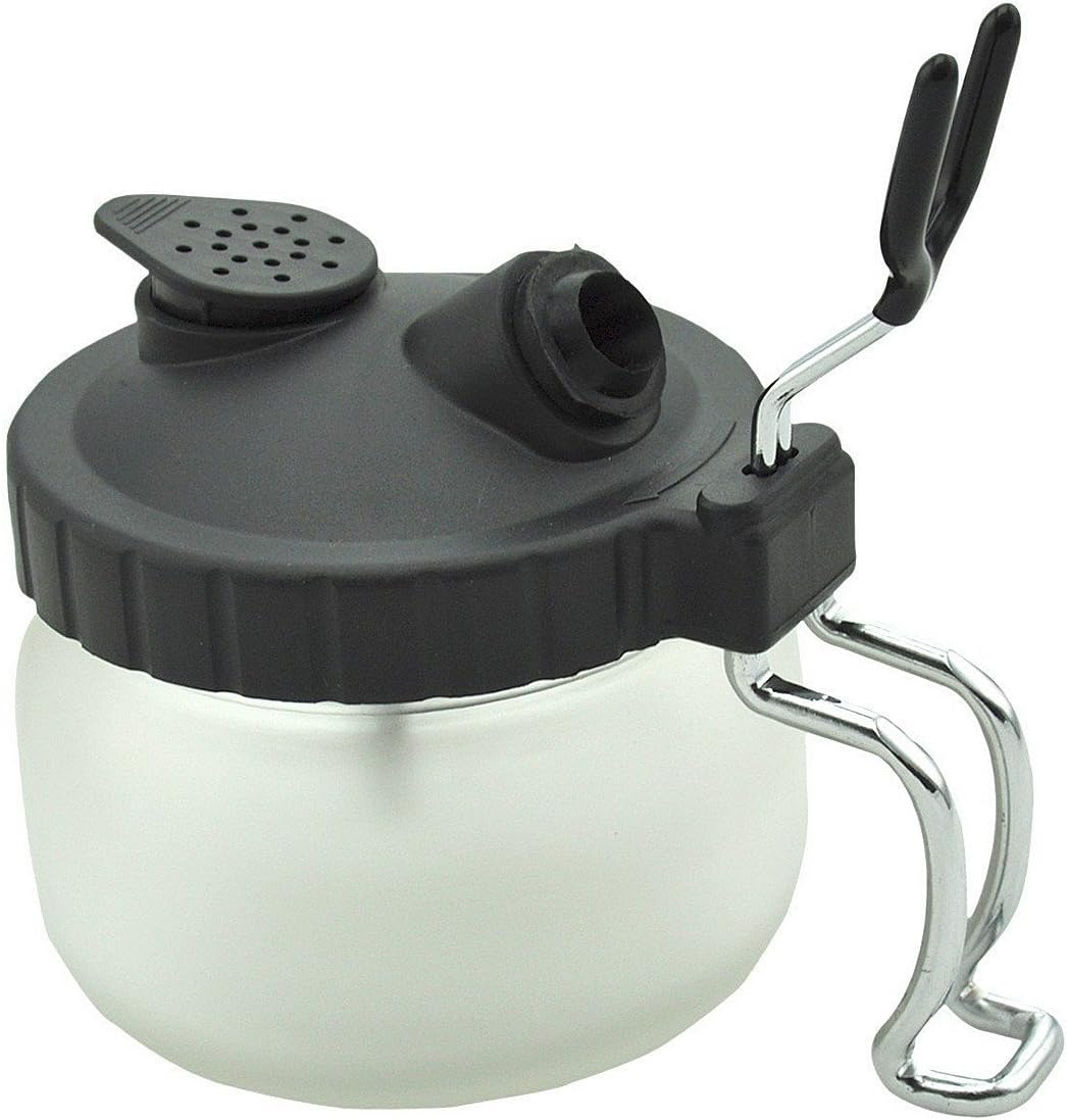 LittleTiger Airbrush Cleaning Pot , Clean Paint Jar , also can be used as Air Brush Holder