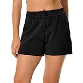 Colorfulkoala Women's High Waisted Ultra Soft Athletic Modal Shorts Casual Summer Lounge Pants with Pockets