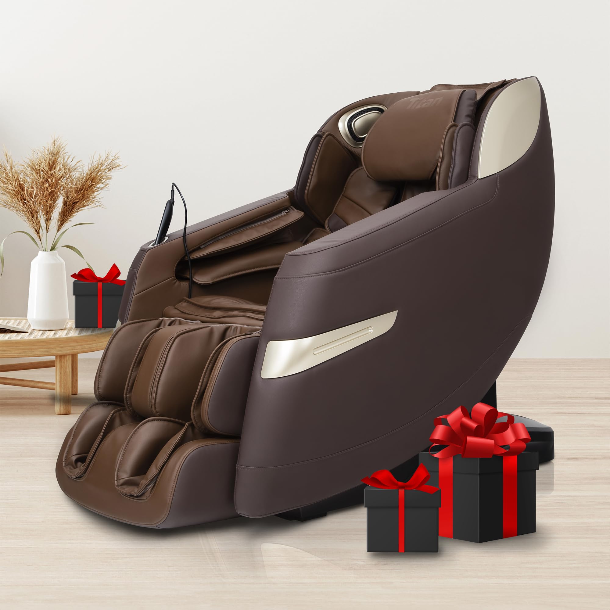 Photo 1 of Titan Quantum Massage Chair | Brown | Full Body & Zero Gravity Features | Customizable Massage Programs
