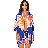 Maaji Womens Sunlit Bloom Multiple Ways Long Shirt