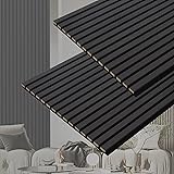 Taaizau 3D Slat Acoustic Wall Panels with Wood
