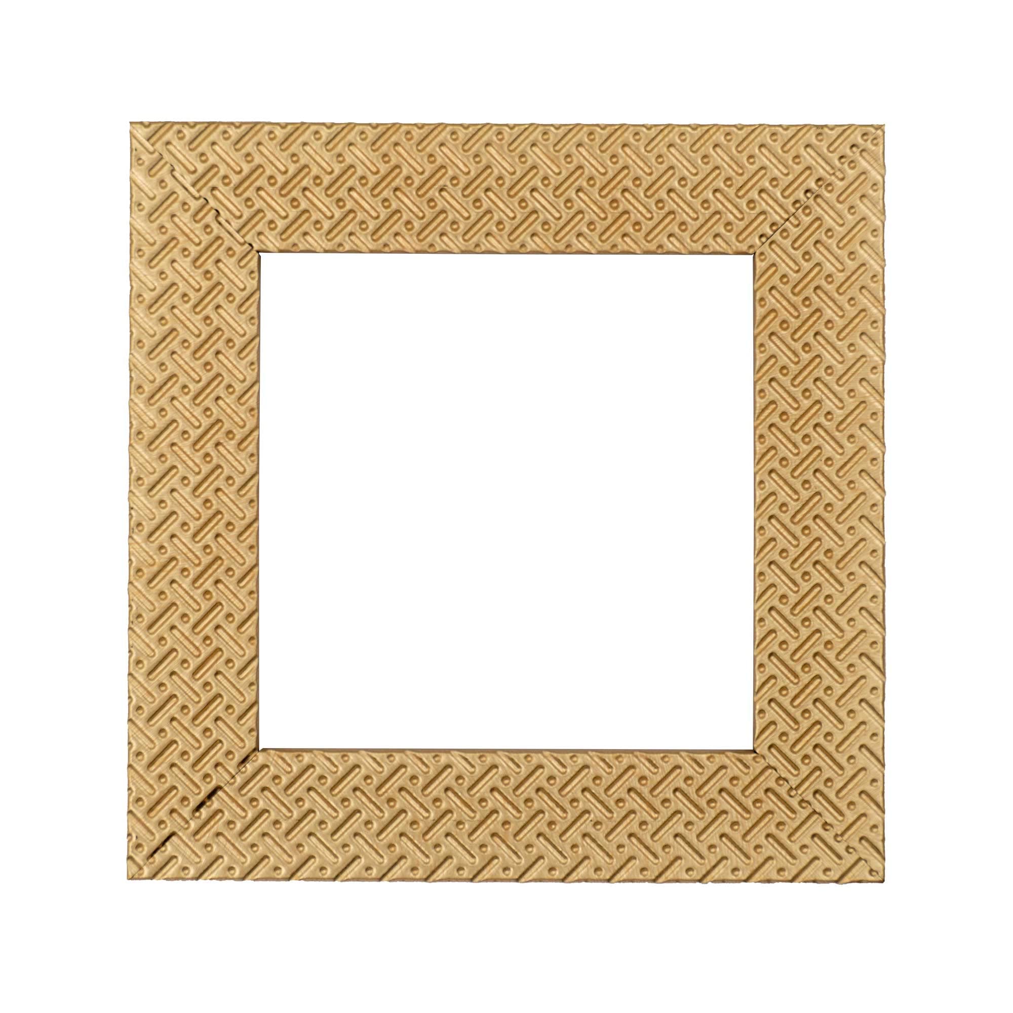 ElekTek Decorative Switch Surround Frame Cover Finger Plate Patterns Gold Dots Dashes