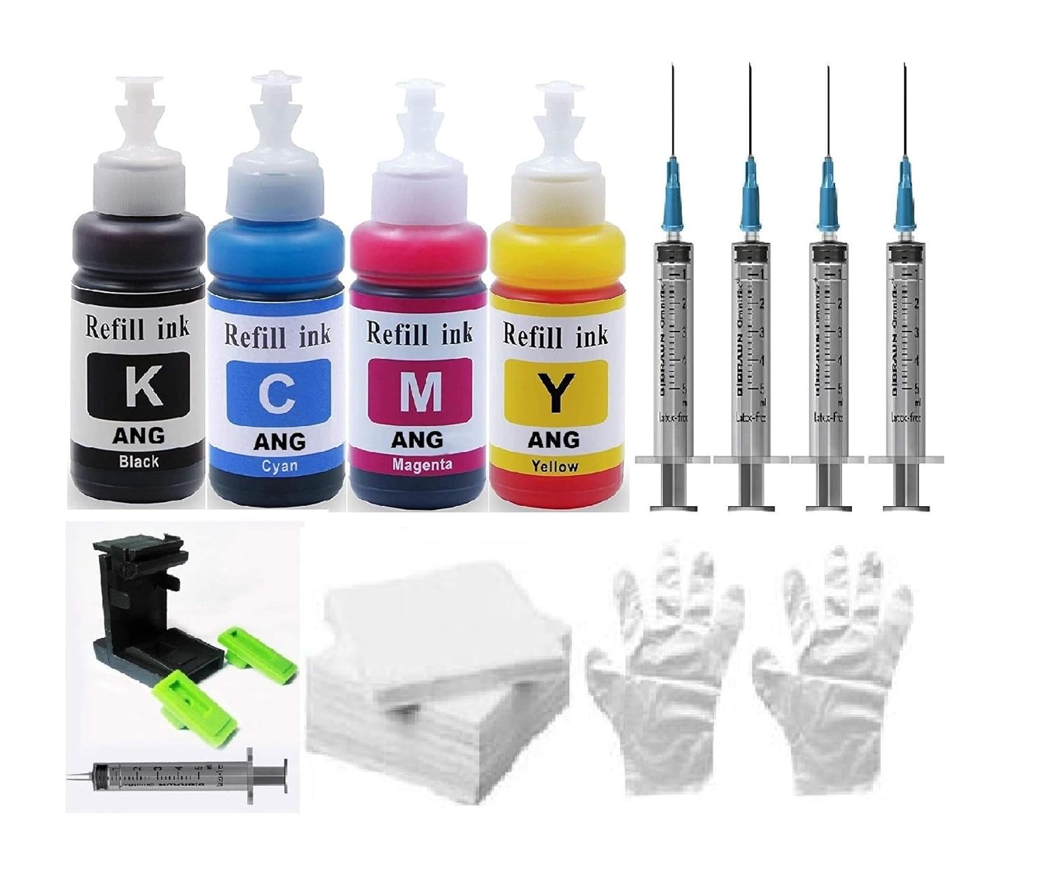 ANG Refill KIT for HP 682 Ink Cartridge for Compatible Amazon.in