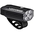 LEZYNE Fusion Drive Front Bicycle Light - Durable IPX7 Waterproof USB-C Rechargeable LED Bike Headlight with 3 Solid & 3 Flash Modes - Integrated Silicone Rubber Strap Mount - 500/600 Lumen Options