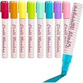 Celepen Window Chalk Markers for Cars Glass Washable, 8 Colors Macaron Jumbo Liquid Chalk Marker Pens with 10mm 3 in 1 Nib Wide Tip, Chalkboard Markers Car Window Paint Pen for Auto, Mirror, Poster