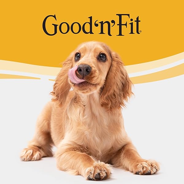 GOOD ‘N’ FIT SPIRALS MADE WITH REAL CHICKEN, 12 COUNT, TREAT YOUR DOG TO LONG-LASTING AND HIGHLY DIGESTIBLE RAWHIDE CHEWS