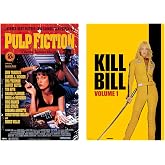 Pulp Fiction &amp; Kill Bill - Movie Poster Set (Quentin Tarantino Favorites - Regular Styles) (Size: 24" x 36" each) (Unframed Posters)