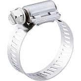 Breeze - 64032H Power-Seal Stainless Steel Hose Clamp, Worm-Drive, SAE Size 32, 1-9/16" to 2-1/2" Diameter Range, 1/2" Band Width (Pack of 10)