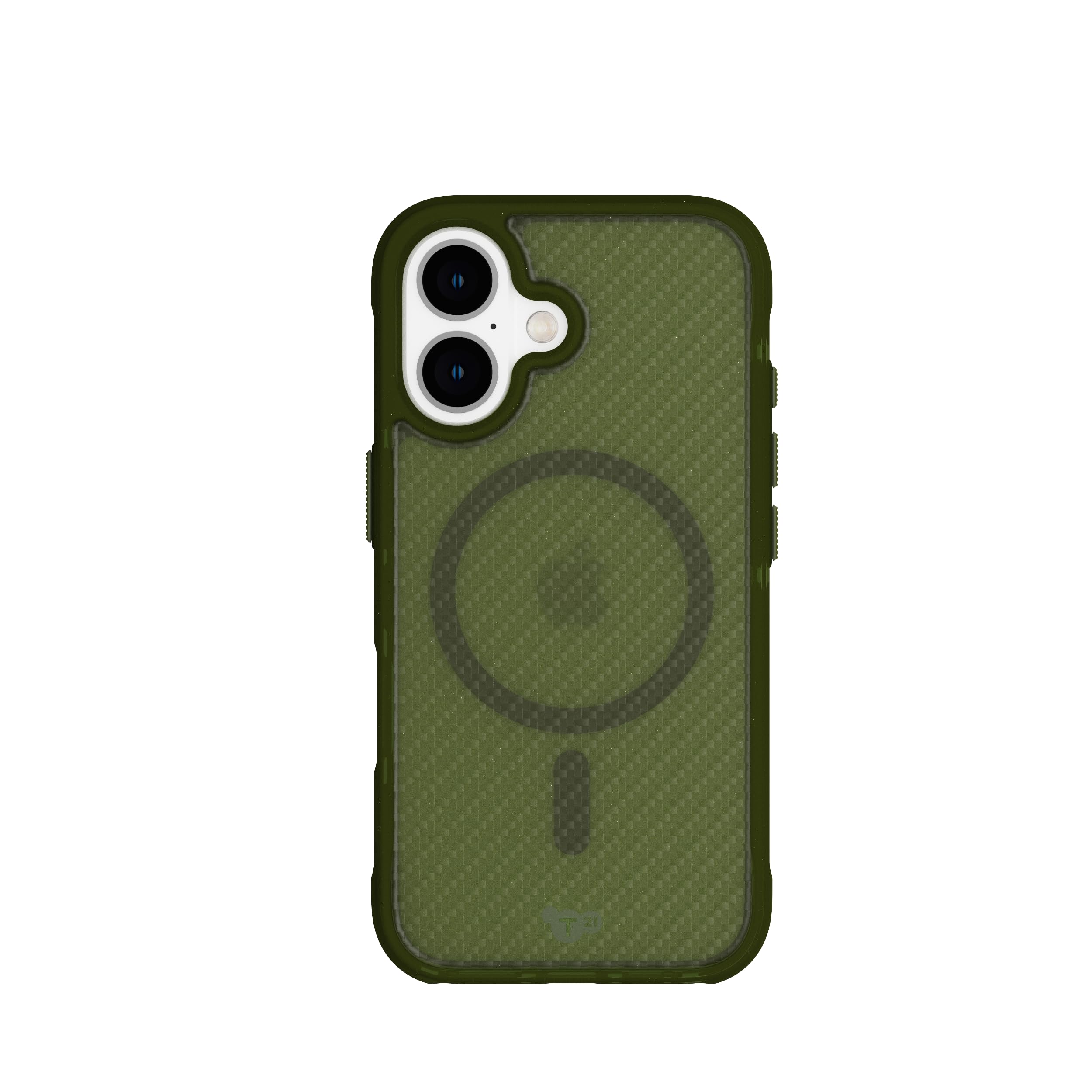 Tech21 EvoArmor for iPhone 16 Compatible with MagSafe - Impact Protection Case 21x Military Standard Tested in Green