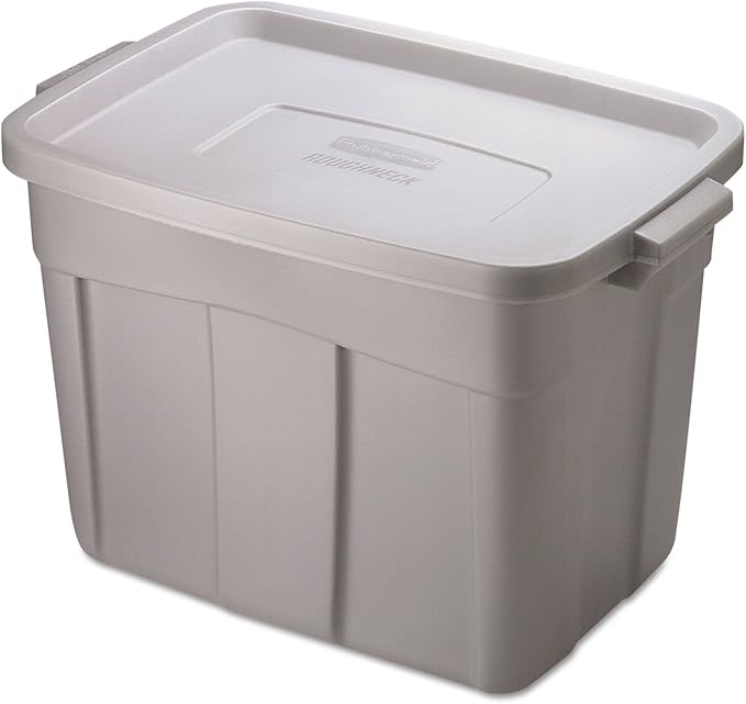 Rubbermaid Storage Tote, 18Gallon, Grey by RUBBERMAID INC Amazon.co