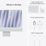 Apple iMac M4 24-inch 16GB RAM 512GB SSD Silver 10-core CPU GPU view 6