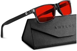 ANYLUV Blue Light Glasses Men Woman, Blue Light Blocking Glasses for Computer Gaming, Eye Strain Relief Eye Protection
