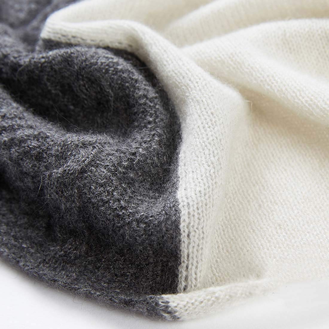 Ladies Gift Cashmere Scarf Fashion Warm Extra large Wool Wrap Shawl Winter Stole for Women(Grey)