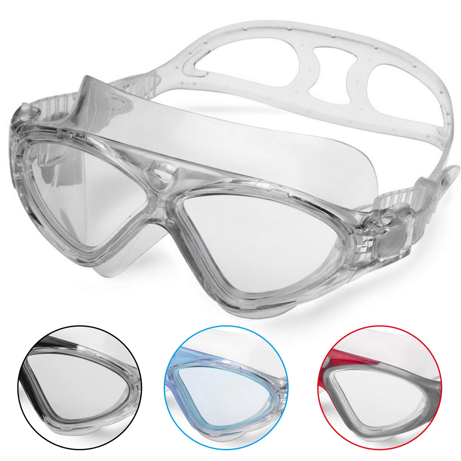 Winline Swimming Goggles for Adults and Kids,Anti Fog No Leakage Clear Vision UV Protection Comfortable,Professional Swim Goggles for Men Women Boys Girls Children