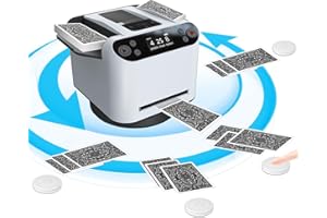 Chudeilo Versatile 2-in-1 Automatic Card Shuffler and Dealer Machine，Efficient Shuffles 2 Decks, 360° Rotation with Wireless RC,Poker,UNO,Texas Hold'em,Gift for Casino Game Enthusiasts